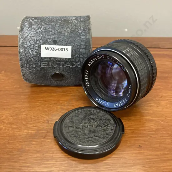 SMC Pentax 1:1.4 / 50mm Lens Asahi Opt. Co Japan With Pentax Case